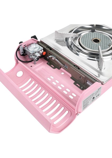 Seramik Pro Kamp Ocak Pembe CK-508+2 Adet Kartuş KTS-227 ORC-018-A2