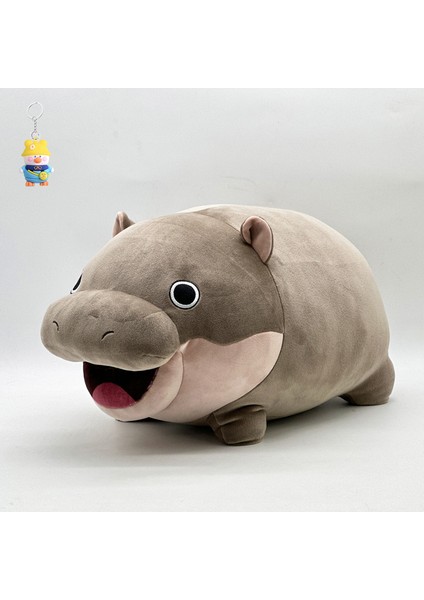 Moo Deng Hippo Plush Tayland Khaoqiu Küçük Cüce Su Aygırı Zıplayan Domuz Peluş Bebek Bebek (Yurt Dışından)