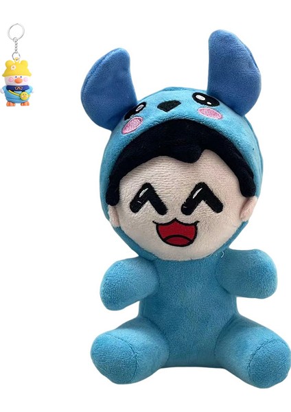Omz Plush Kapuşlu Erkek Peluş Oyuncak Sevimli Kız Tatil Hediyesi Bebek Bebek (Yurt Dışından)
