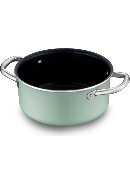 Mint Green 7 Parça Granit Tencere Seti