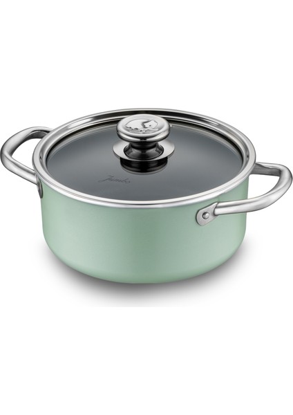 Mint Green 7 Parça Granit Tencere Seti