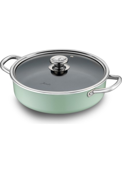 Mint Green 7 Parça Granit Tencere Seti