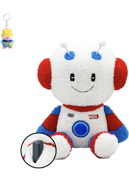 Aı Robot Yapay Zeka Ses Ingilizce Diyalog Peluş Oyuncak Peluş Oyuncak (Yurt Dışından)