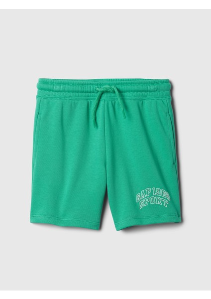 Erkek Bebek Yeşil Gap Logo Sweat Şort