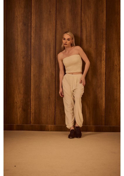 Kahverengi Deri Süet kadın Spor Ayakkabı