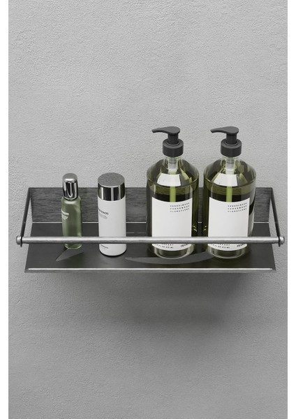 Paslanmaz Çelik Inox Yapışkanlı Banyo Rafı, Duş Rafı & Şampuanlık Raf-Gualdo