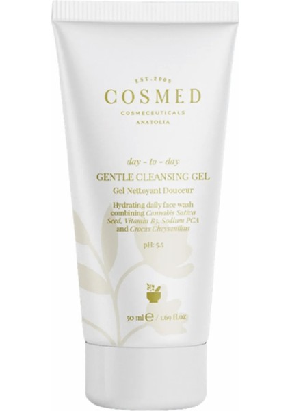Day-To-Day Gentle Cleansing Gel - Yüz Temizleme Jeli - Karma Cilt Yıkama Jeli 50 ml