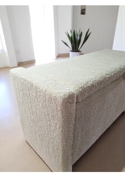 Vesta Teddy Kumaş Sandıklı Puf, Yatak Ucu, Antre, Oturma Alanı Fonksiyonel Depolama Bench fiyatları