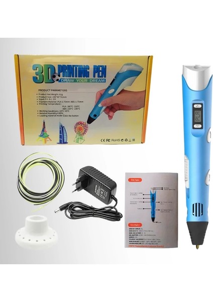 3D Kalem - Mavi fiyatları