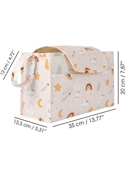 Bebek Arabası Organizer Çanta - Anne Bebek Bakım Çantası - Puset Düzenleyici - Stroller Bag