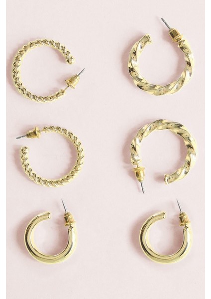 6'lı Basic Küpe Seti modelleri