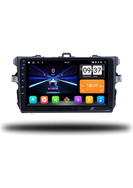 Toyota Corolla 2007-2011 Küçük Çerçeveli 6-128 GB Multimedya Carplay