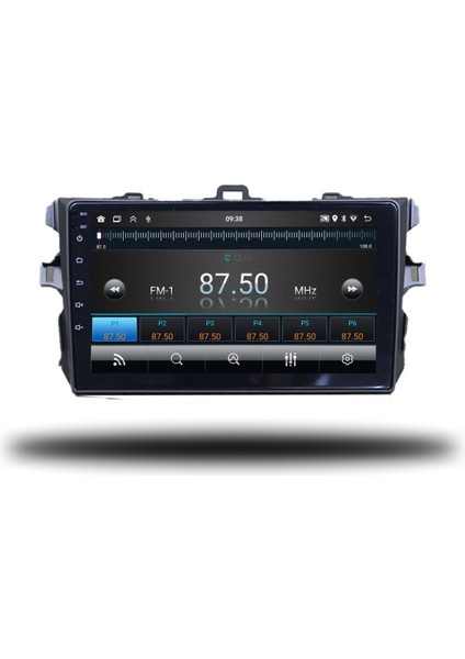 Toyota Corolla 2007-2011 Küçük Çerçeveli 6-128 GB Multimedya Carplay