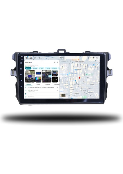 Toyota Corolla 2007-2011 Küçük Çerçeveli 6-128 GB Multimedya Carplay