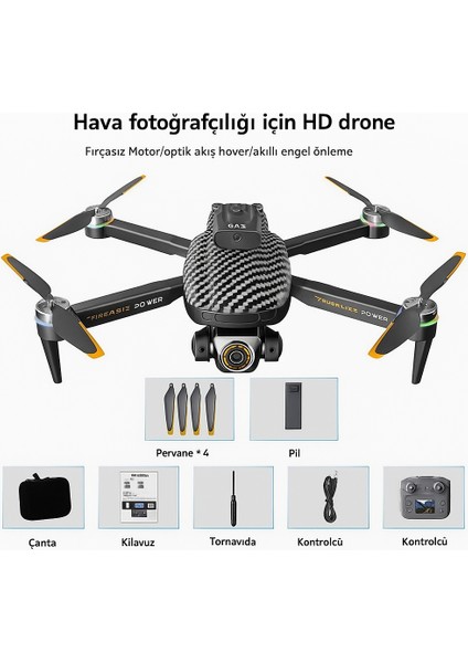 Ekranlı Kumandalı 4K Kameralı Akıllı Drone - Uzun Menzilli, Yüksek Performans