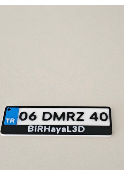 Kişiye Özel Plaka Anahtarlık Özel Baskı - DMRZ HOME fırsatları
