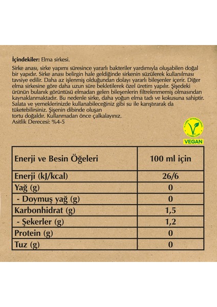 Detox Sirke Analı Elma Sirkesi 500 gr Cam fırsatları
