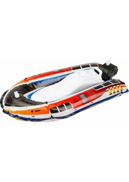 Kurmalı Suda Giden Şişme Bot Oyuncak Maxx Wheels Şişirilebilen Bot