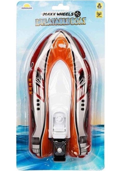 Kurmalı Suda Giden Şişme Bot Oyuncak Maxx Wheels Şişirilebilen Bot fiyatları
