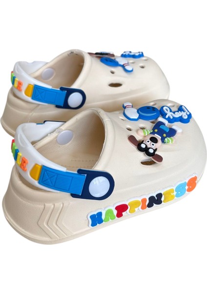 Bej Çocuk Sandalet ve Terlik