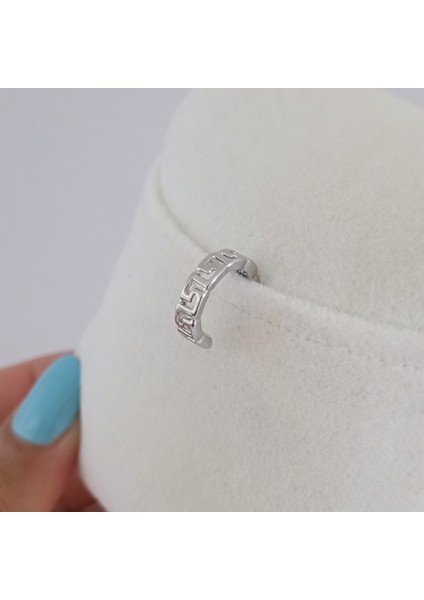 Pirinç Silver Labirentli Kıkırdak Küpe fiyatları