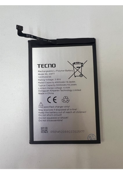 Reyze Tecno Spark 7 Pro BL-49FT Batarya güçlendirilmiş fiyatları