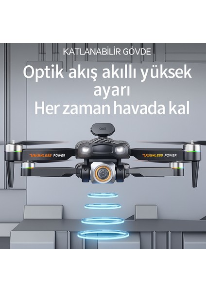 Ekranlı Kumandalı 4K Kameralı Akıllı Drone - Uzun Menzilli, Yüksek Performans