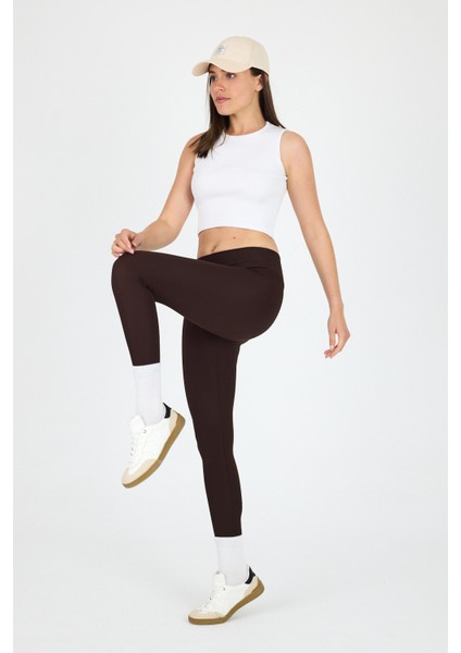 Kahve Fitilli Yüksek Bel Tayt 2004 fiyatları