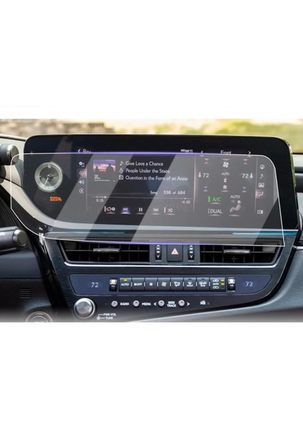 Lexus Es 12.3 Inç Ekran Koruyucu Multimedya Nano Parlak fırsatları