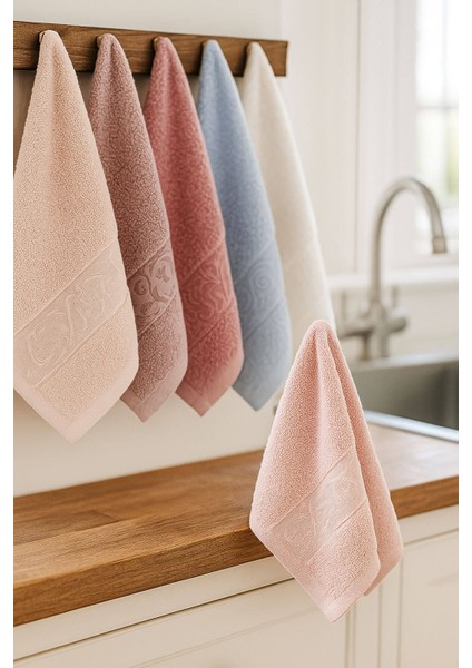 6'lı Mutfak Havlusu Seti 30X50 cm %100 Pamuklu Deniz modelleri