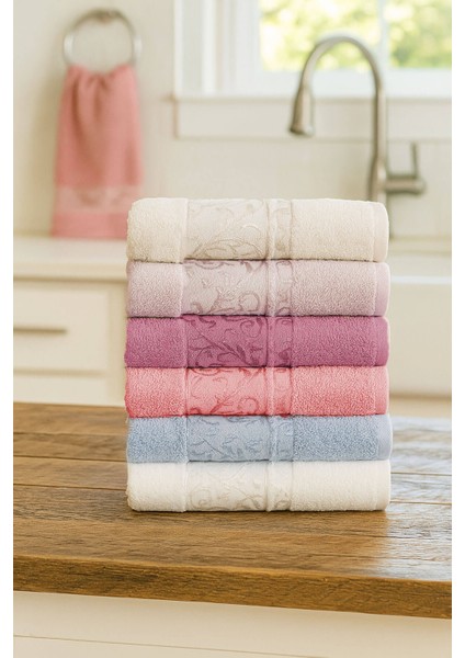 6'lı Mutfak Havlusu Seti 30X50 cm %100 Pamuklu Deniz fırsatları