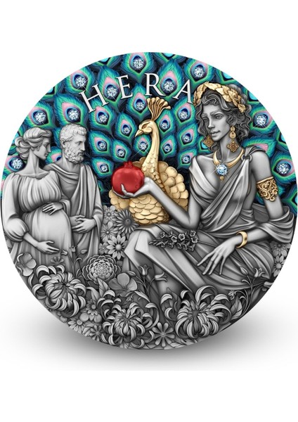 Agakulche Hera Altın Kaplama Gümüş Sikke Coin
