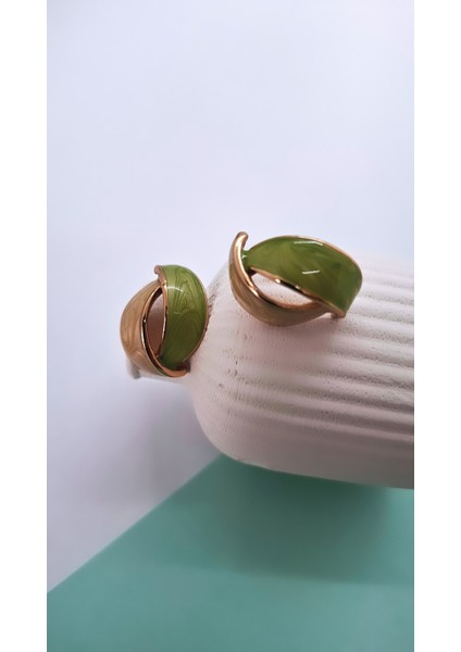 Renkli Mineli Sarmal Figür Çelik Küpe fırsatları