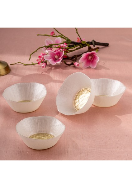 Golden 4 Parça Cam Konik Kase 13 cm modelleri