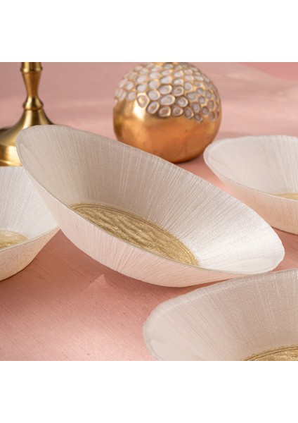Golden 4 Parça Cam Gondol 21 cm