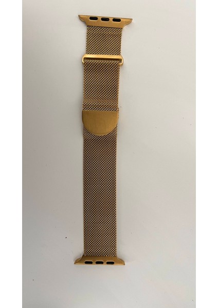 Paslanmaz Çelik Watch 10 Uyumlu Kordon Altın Renk 42-44-45-49MM