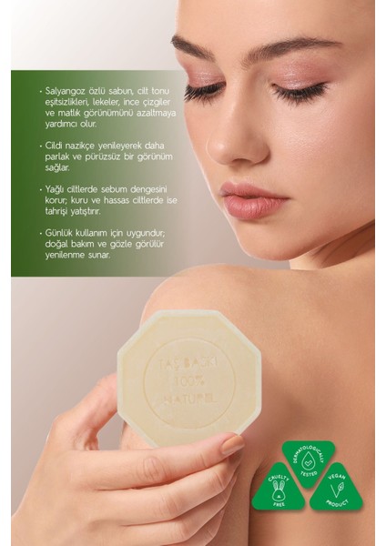 Aloe Vera Özlü Taş Sabun 3'lü Eko Paket Nemlendirici ve Gözenek Destekleyici Bakım - 3X125 gr fırsatları