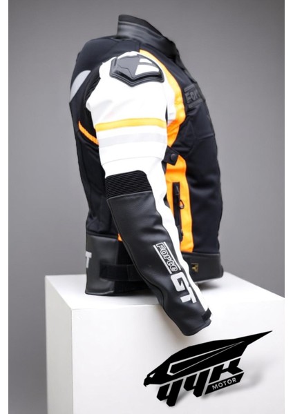 Forte Gt Titan Mavi Lacivert, Hörgüçlü Koruma Deri Tekstil 4 Mevsim Motosiklet Ceket Mont fırsatları