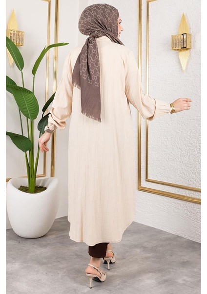 Robalı Uzun Tesettür Tunik Taş fırsatları