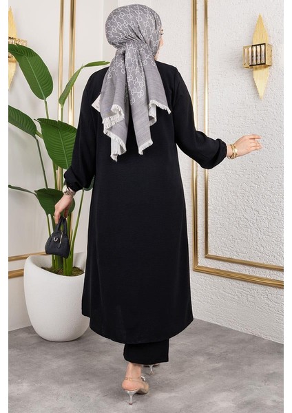 Uzun Tunikli Aerobin Takım Siyah fırsatları