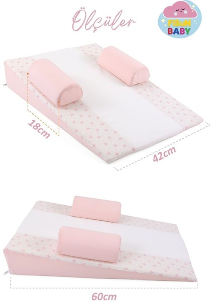 Bebek Yatağı (Pudra-Fiyonk) Yıkanabilir Kılıflı, Ortopedik, Ana Kucağı modelleri
