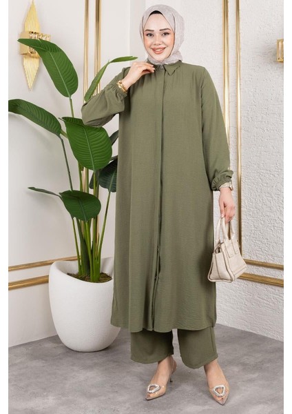 Uzun Tunikli Aerobin Takım Haki fiyatları