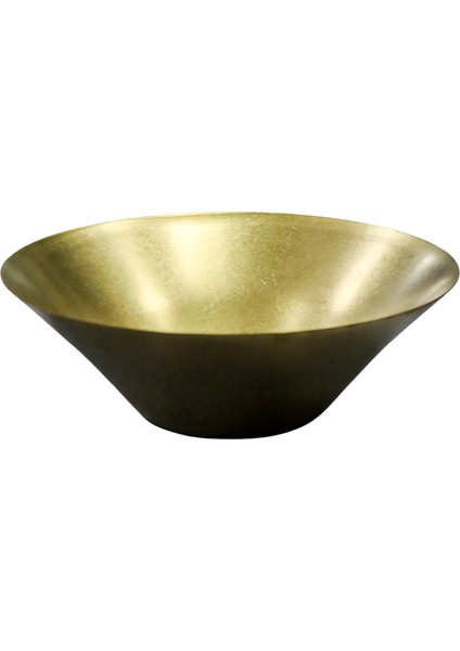 Açık Büfe Retro Sunum Tabağı Altın 28*10 cm