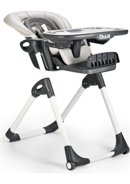 Alkon Yatarlı Portatif Katlanabilen Yükseklik Ayarlı Mama Sandalyesi Gri modelleri