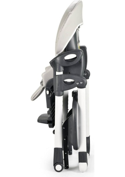 Alkon Yatarlı Portatif Katlanabilen Yükseklik Ayarlı Mama Sandalyesi Gri indirimleri