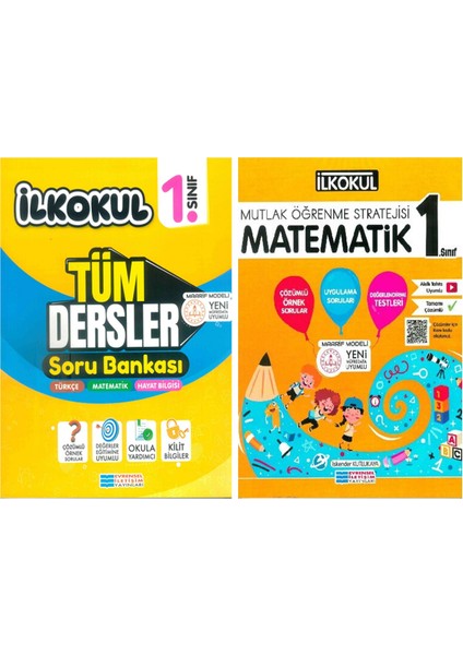 Evrensel Iletişim 1. Sınıf Tüm Dersler ve Matematik Mutlak Öğrenme Stratejisi Seti 2 Kitap