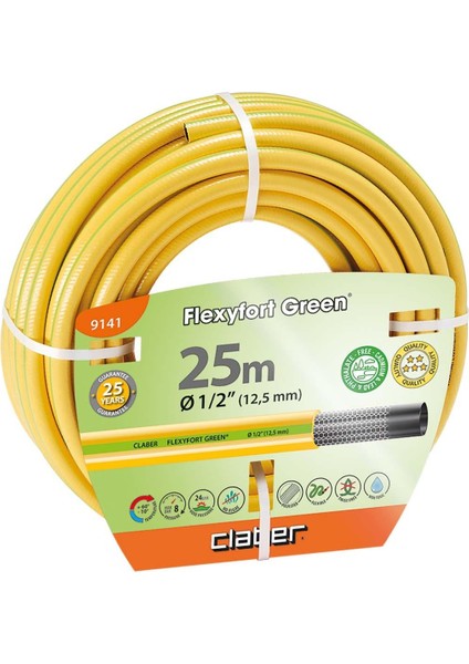 9141 Flexfort Green Hortum 1/2'' 25MT