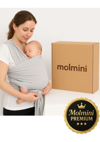 Premium Sling Pamuklu Esnek Wrap Kanguru Anakucağı Taşıma