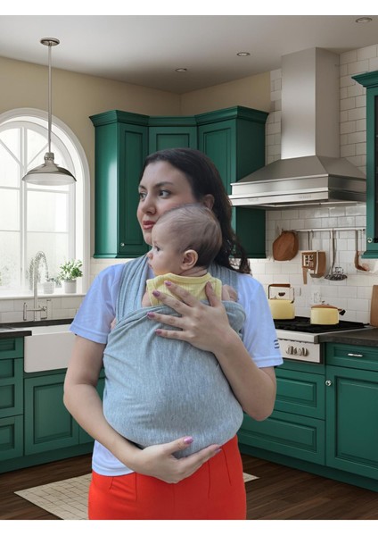 Premium Sling Pamuklu Esnek Wrap Kanguru Anakucağı Taşıma modelleri