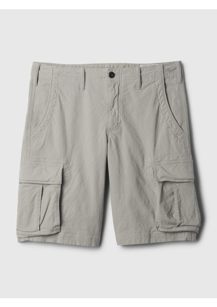 Erkek Gri 11" Relaxed Kargo Şort fiyatları